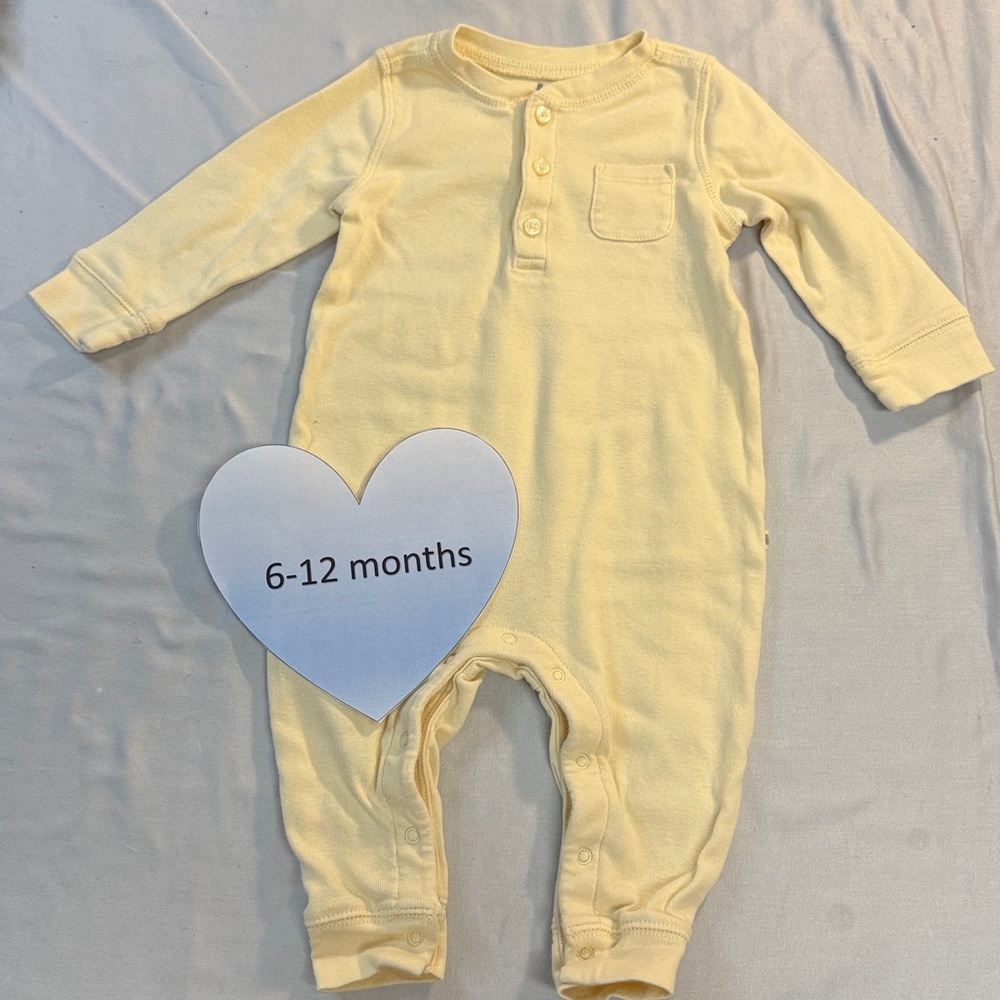 GAP - Cream/Butter Yellow Kids One Piece/Romper